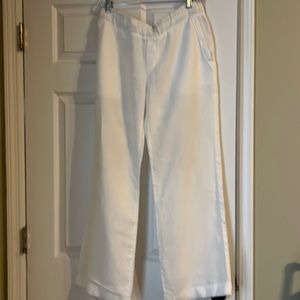 James Perse White Linen pants